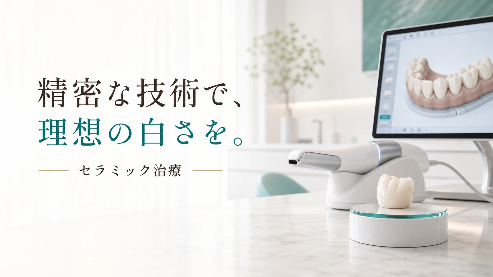 精密な技術で理想の白さを目指すセラミック治療